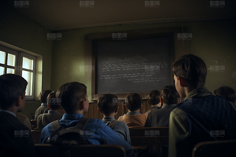 学生上课听课教育摄影图