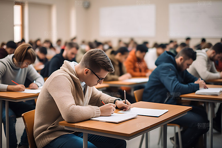 学生上课教师节听课摄影图