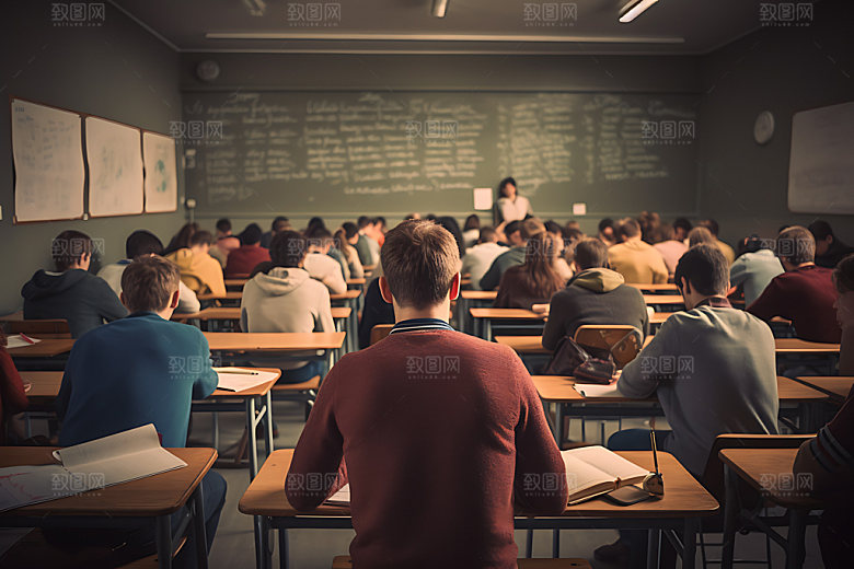 学生上课讲课教师节摄影图