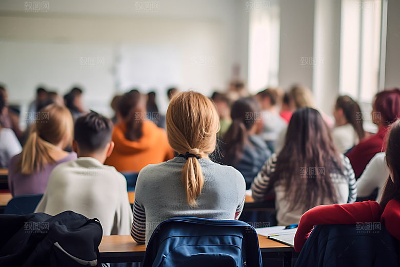 学生上课教师节高清摄影图