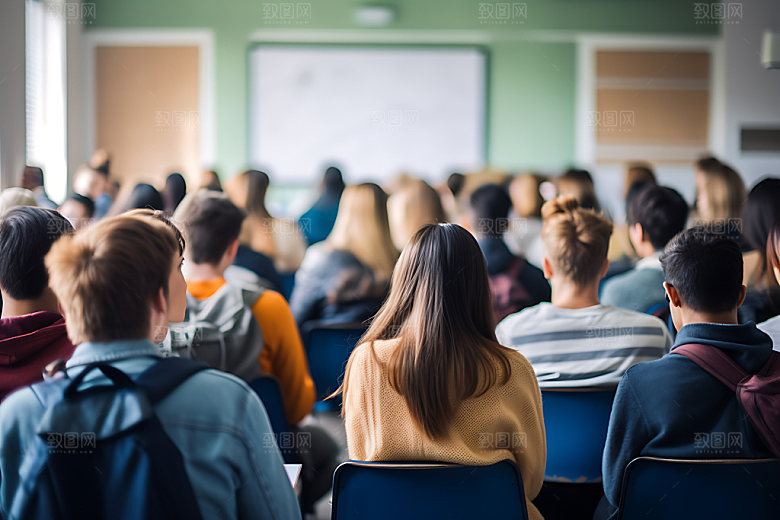 学生上课高清课堂摄影图