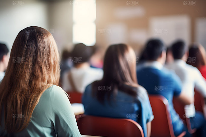 学生上课高清课堂摄影图