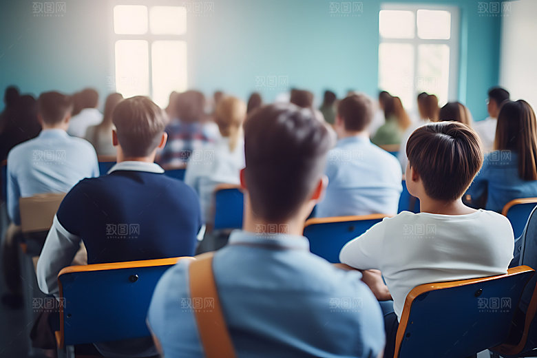 学生上课教师节高清摄影图