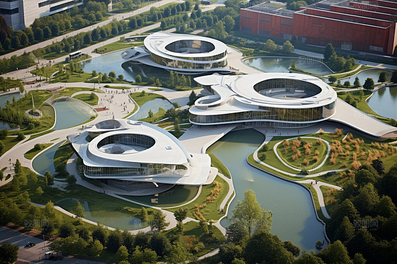 教学楼建筑大学效果图