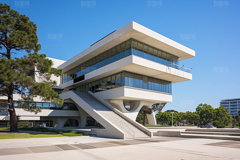 教学楼大学上学效果图