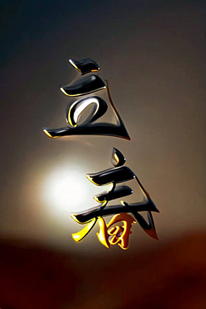 二十四节气中式风格中国风艺术字