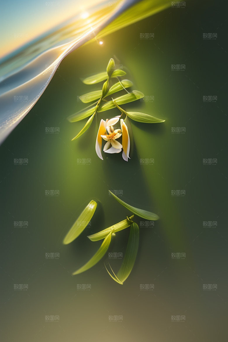 二十四节气中式风格立体字艺术字