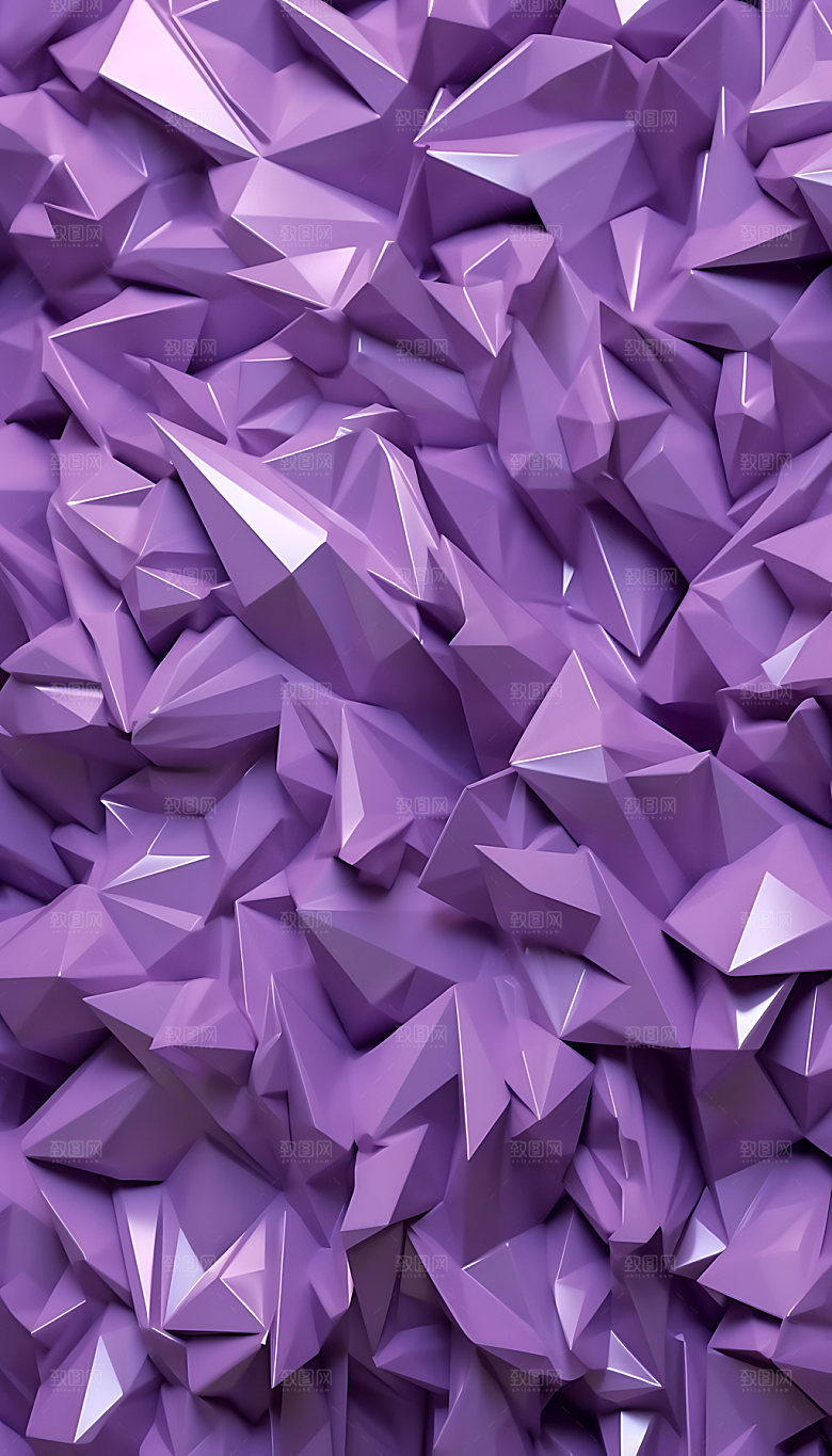立体几何渐变3D背景