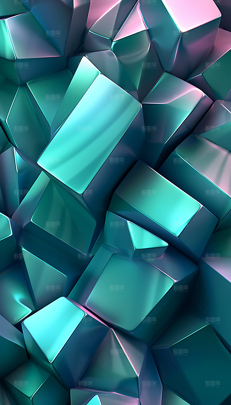 立体几何3D高清背景