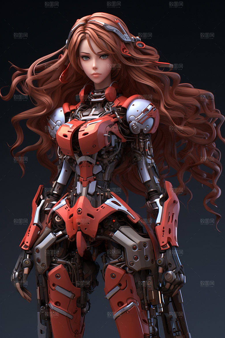 机甲少女未来机械模型