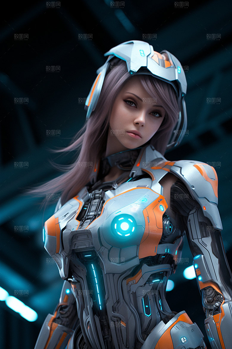 机甲少女幻想生化科技模型