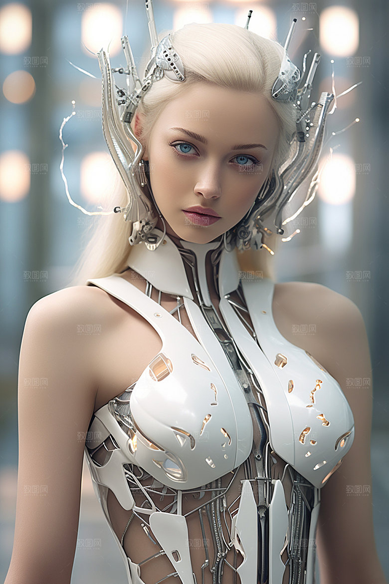机甲少女生化科技机械模型