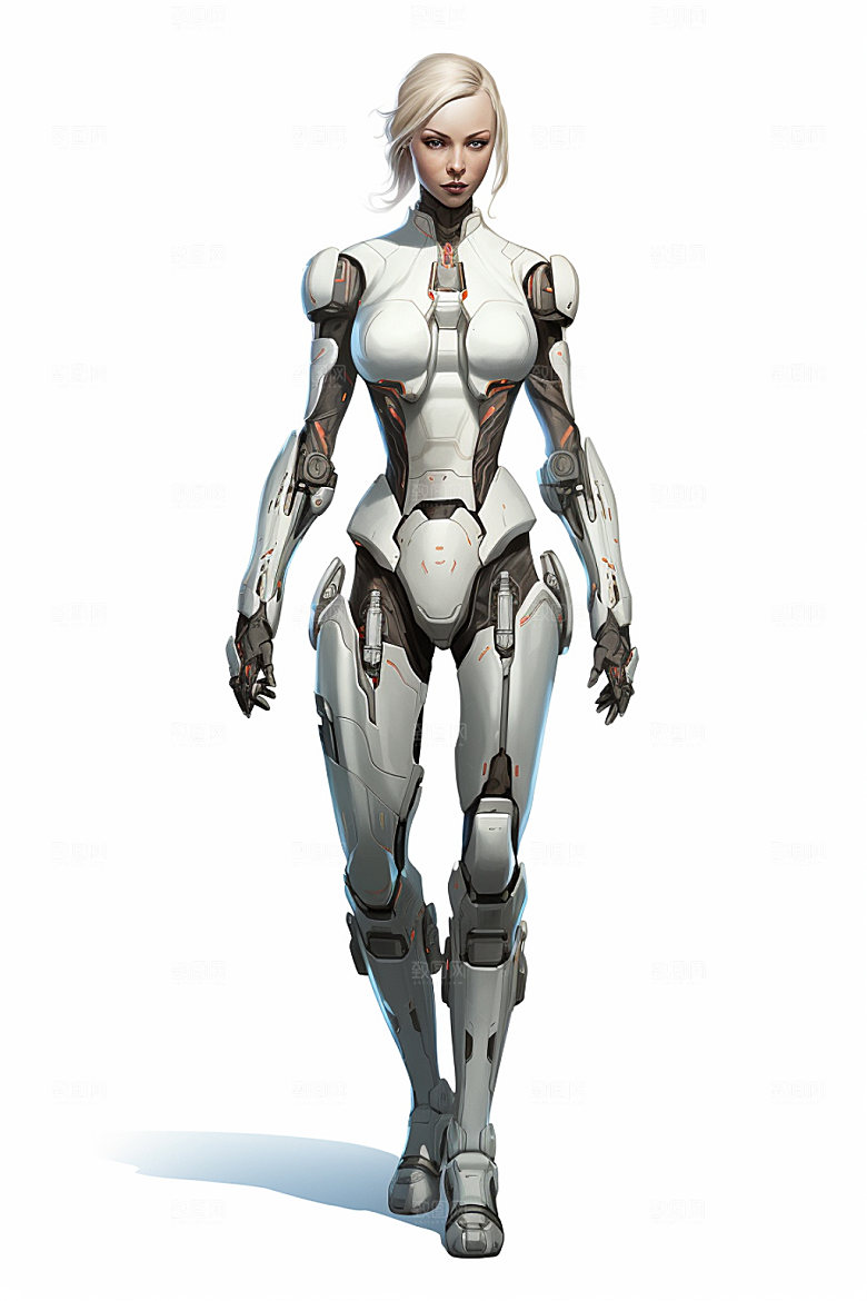 机甲少女生态未来模型