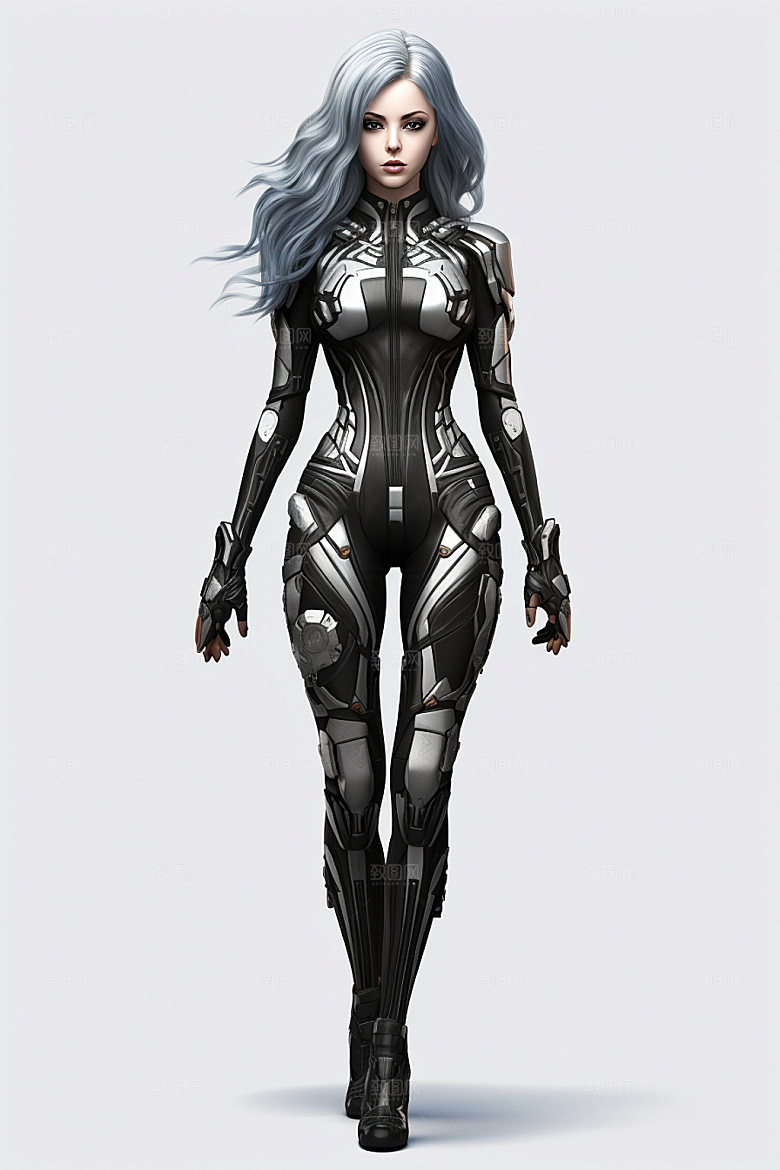 机甲少女机械生化科技模型