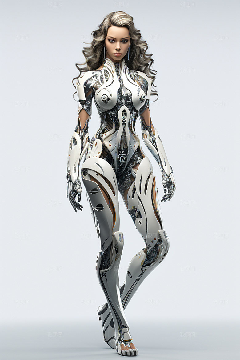 机甲少女幻想战士模型