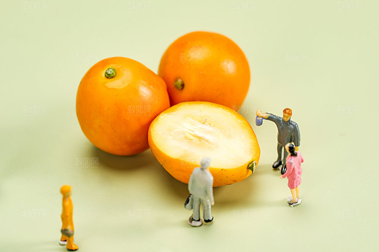 金桔美味高清摄影图