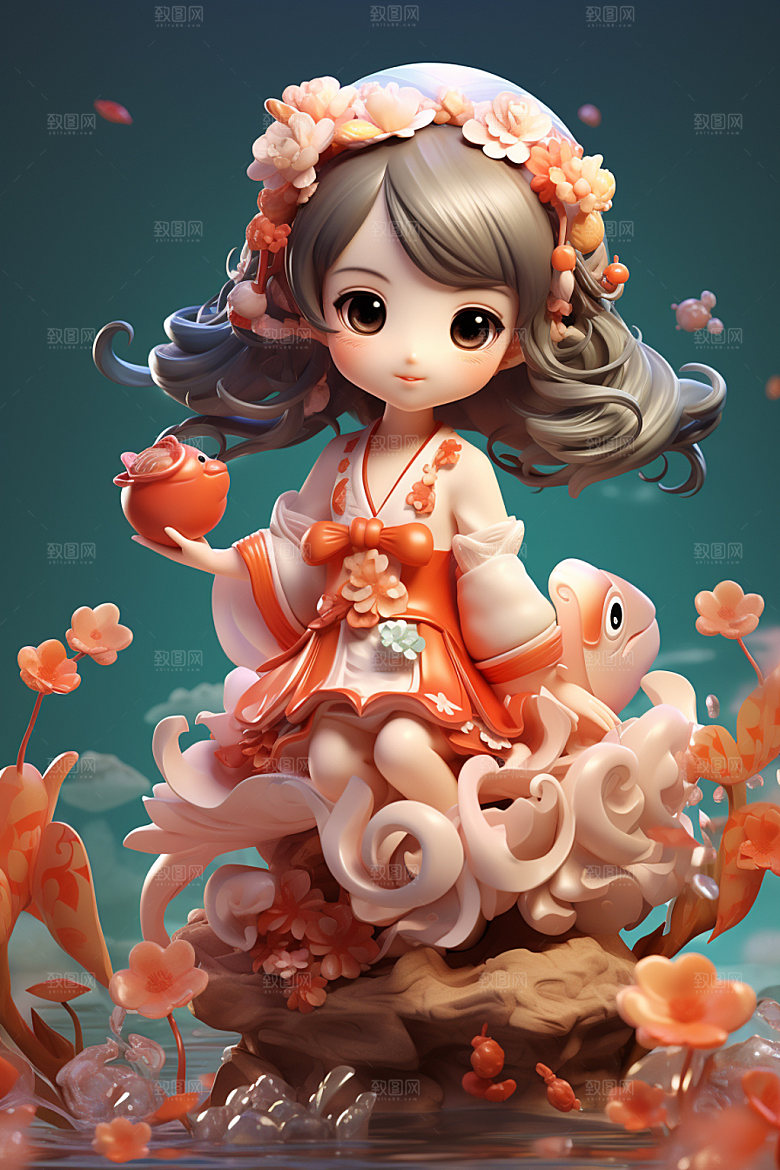 新年春节3d立体模型素材
