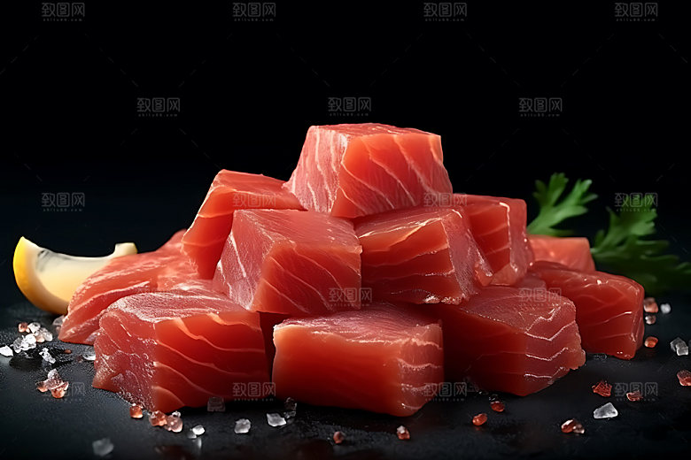金枪鱼海鲜日本料理摄影图