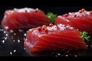 金枪鱼寿司寿司摄影图