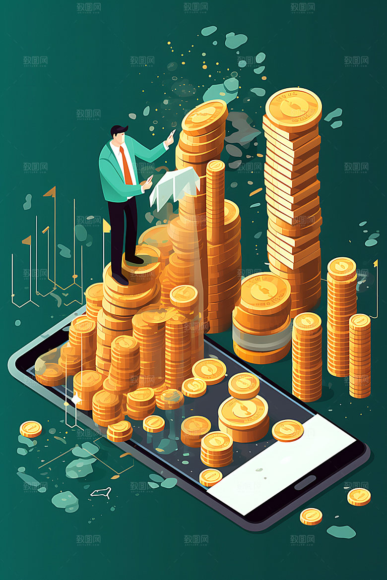 金融理财商务办公素材