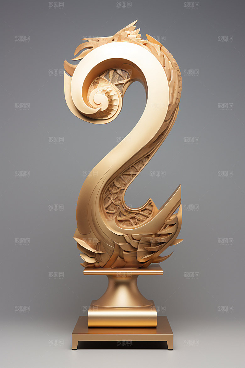 金属数字立体倒计时元素