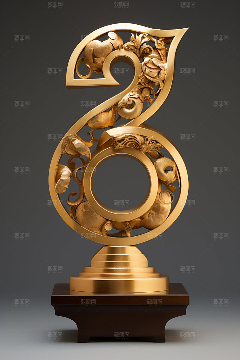 金属数字华丽倒计时元素