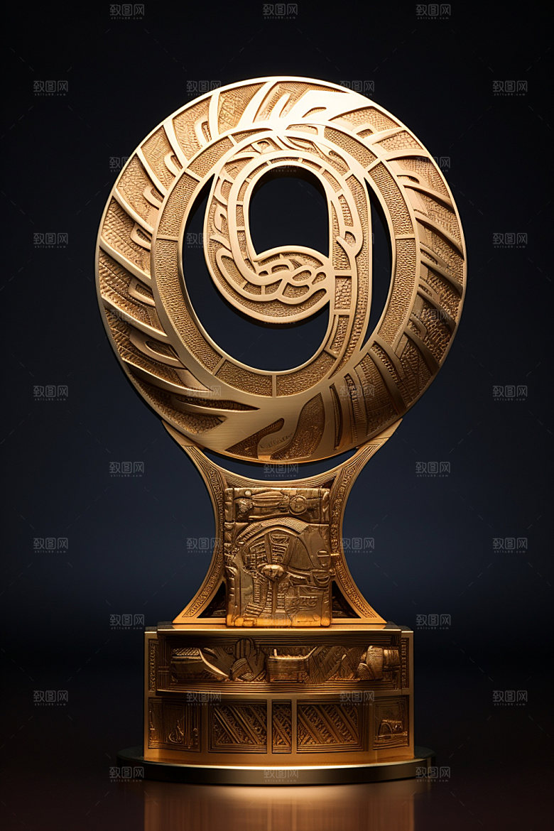 金属数字促销金色元素