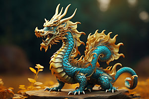 烤鸡翅美味美食摄影图