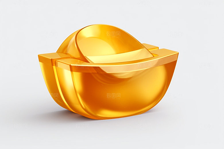 金元宝富贵3D元素