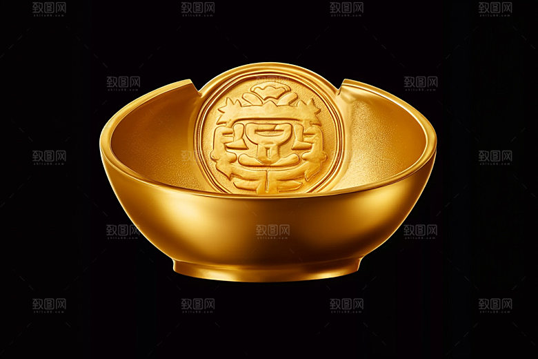 金元宝促销新年元素