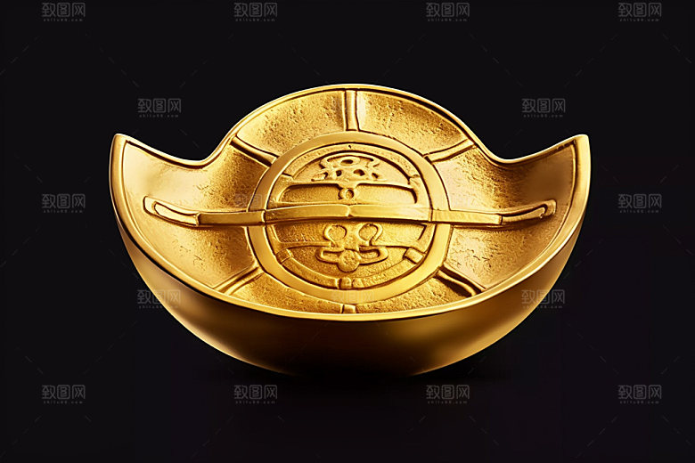 金元宝立体促销元素