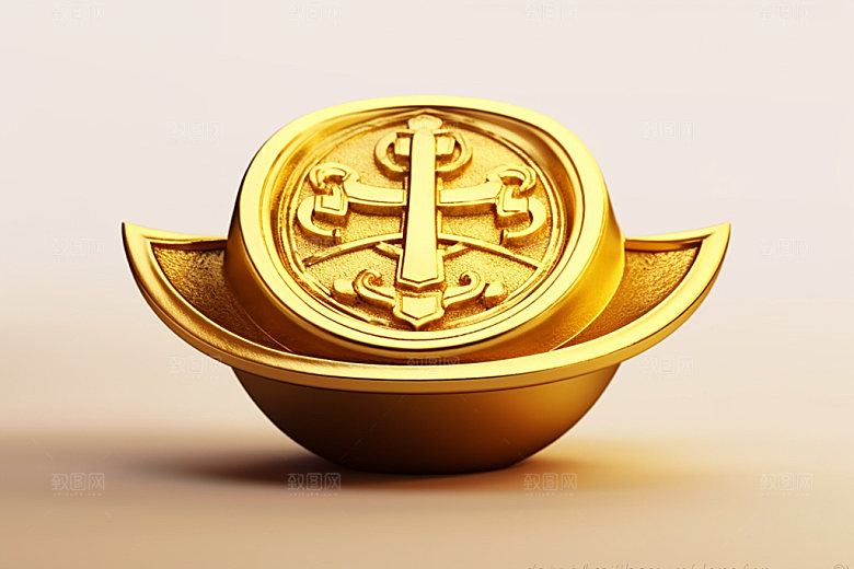 金元宝喜庆新年元素