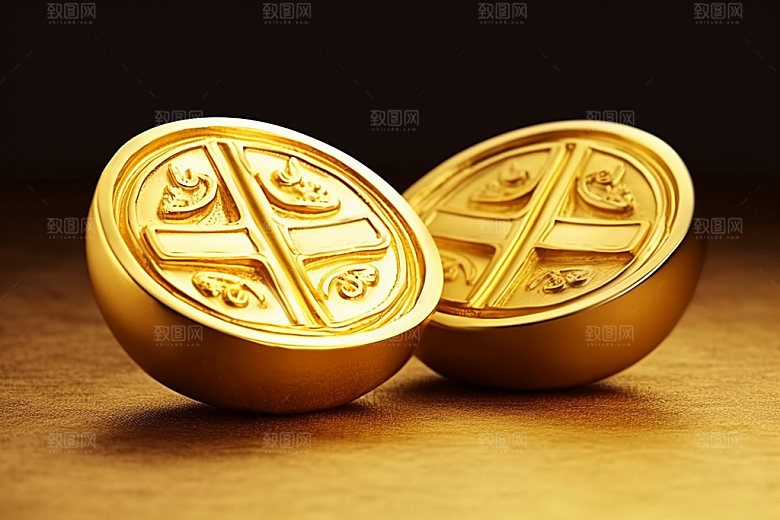 金元宝财富新年元素