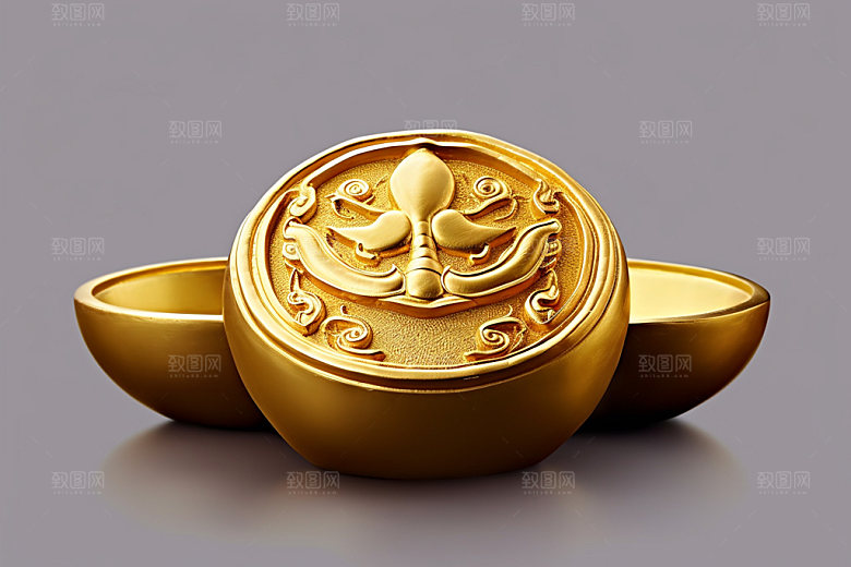 金元宝节日富贵元素