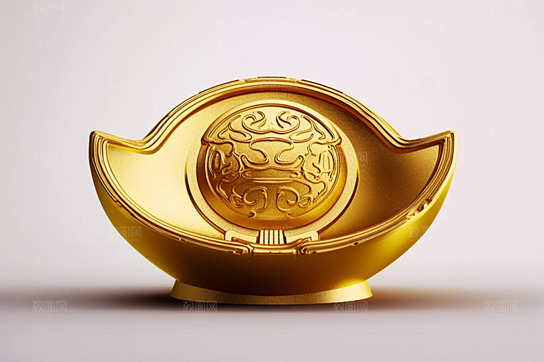 金元宝立体喜庆元素