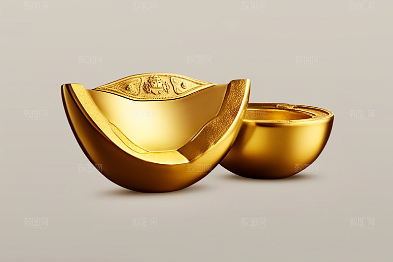 金元宝3D喜庆元素