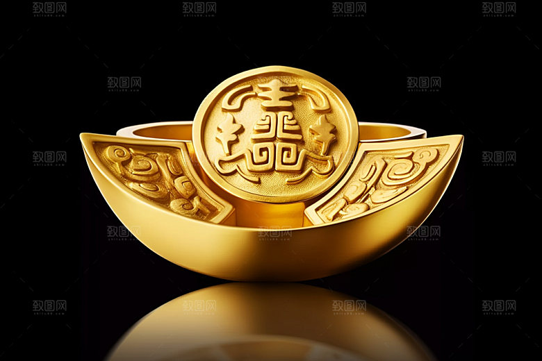 金元宝3D新年元素
