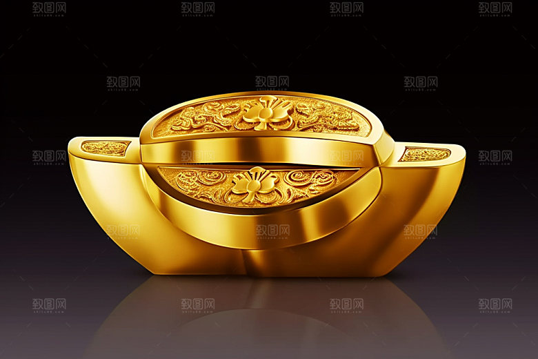 金元宝财富3D元素