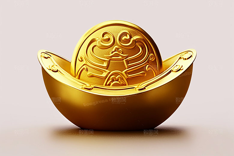 金元宝节日促销元素