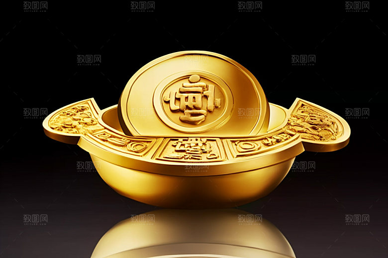 金元宝财富新年元素