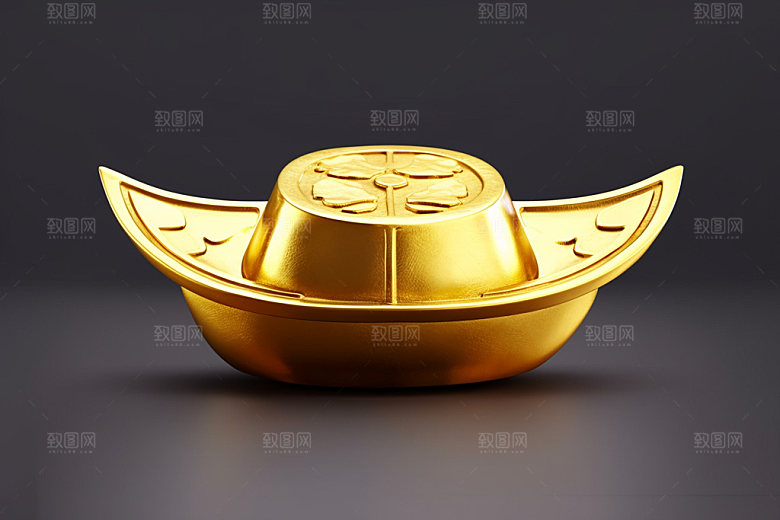 金元宝富贵吉祥元素