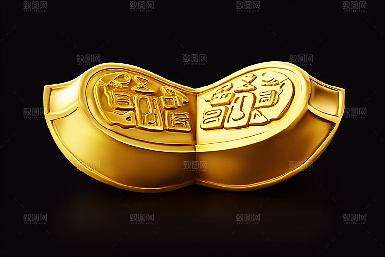 金元宝促销富贵元素