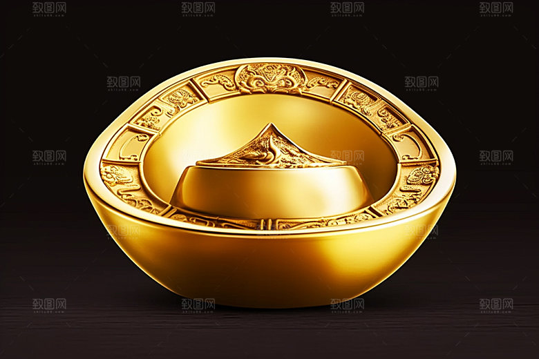 金元宝节日大促元素