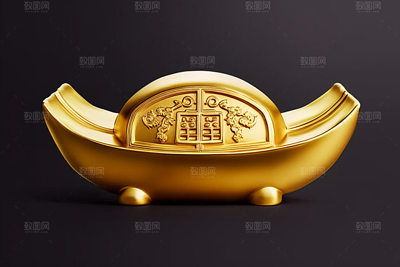 金元宝吉祥福利元素