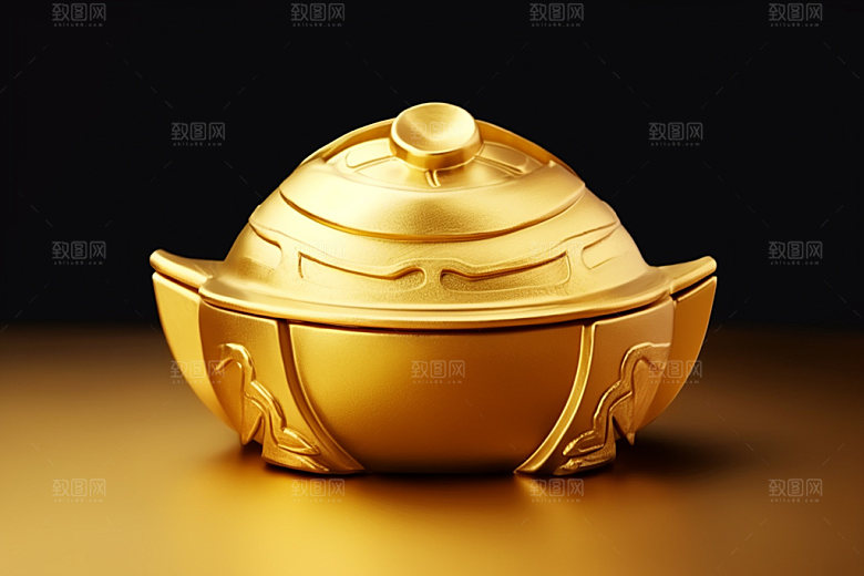 金元宝立体3D元素