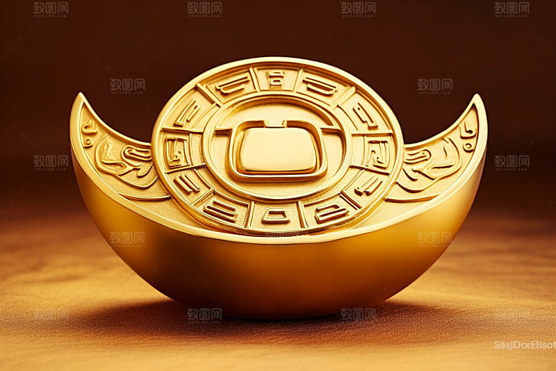 金元宝喜庆中国年元素