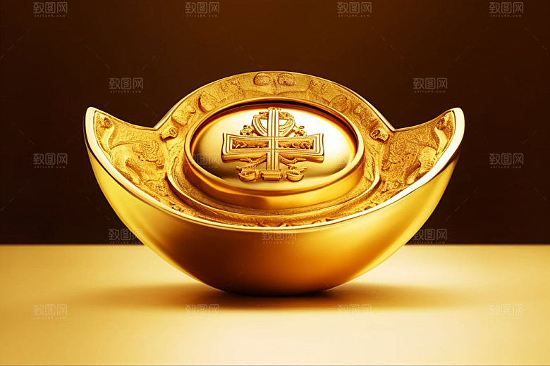 金元宝财富立体元素