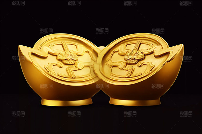 金元宝福利立体元素