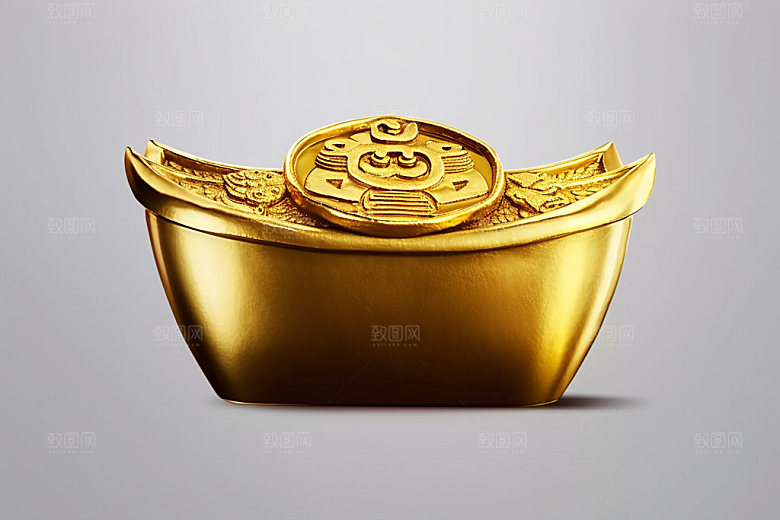 金元宝吉祥大促元素