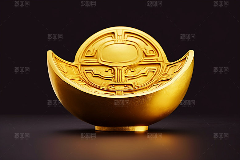 金元宝喜庆3D元素